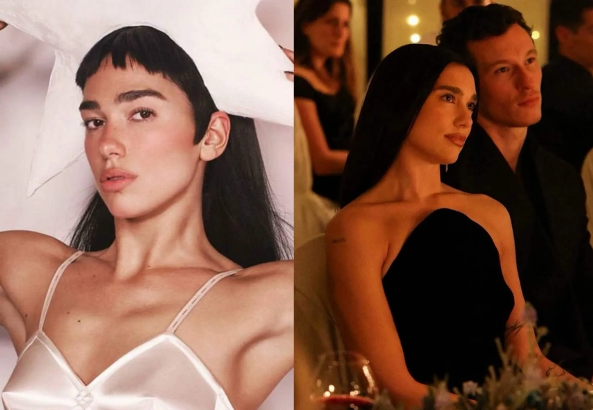 Дуа Липа снялась для Vogue и подтвердила помолвку с Каллумом Тёрнером