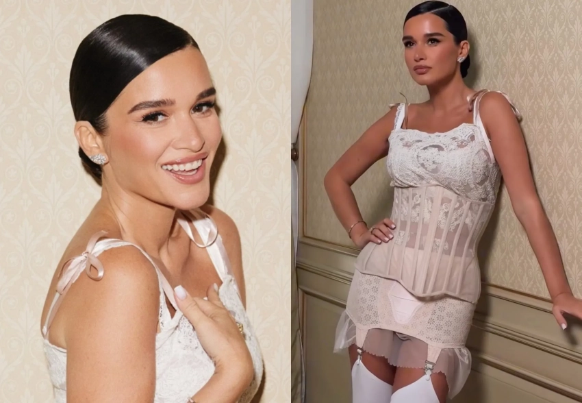 Фотосессия в нижнем белье, утро невесты и макияж от Сердара Камбарова: Ксения Бородина показала, как готовилась к свадьбе