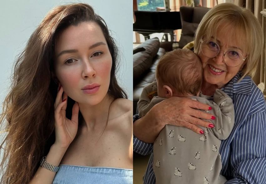 "Ты появился так вовремя". 81-летняя мать Анастасии Заворотнюк встретилась с правнуком