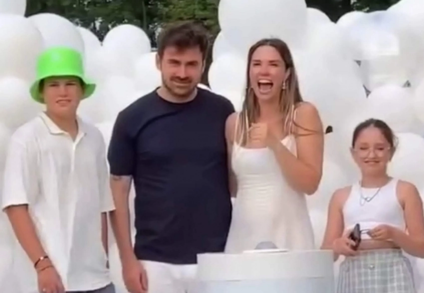 Агата Муцениеце устроила гендер-пати. Праздник посетил её сын Тимофей