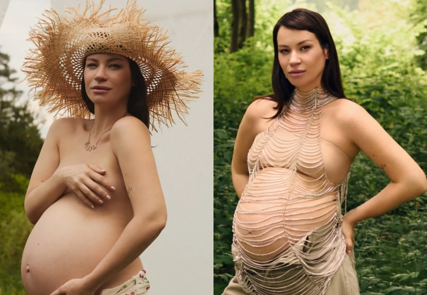 Беременная Ида Галич снялась топлес для журнала