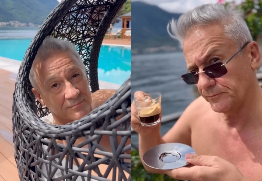 "Какая экспрессия!". Олег Меньшиков опубликовал видео с отдыха в Италии, а Алла Пугачёва прокомментировала его