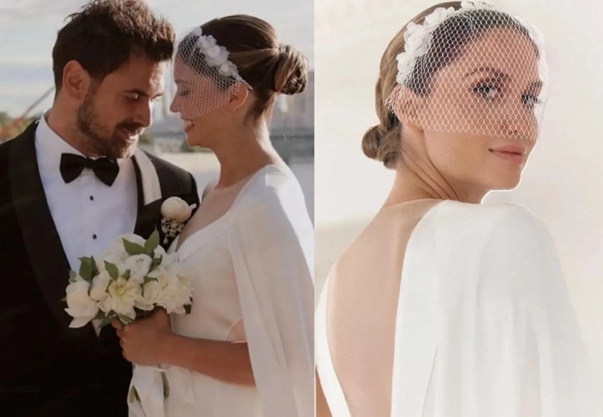 Беременная Агата Муцениеце раскрыла детали своего образа на свадьбе с Петром Дрангой