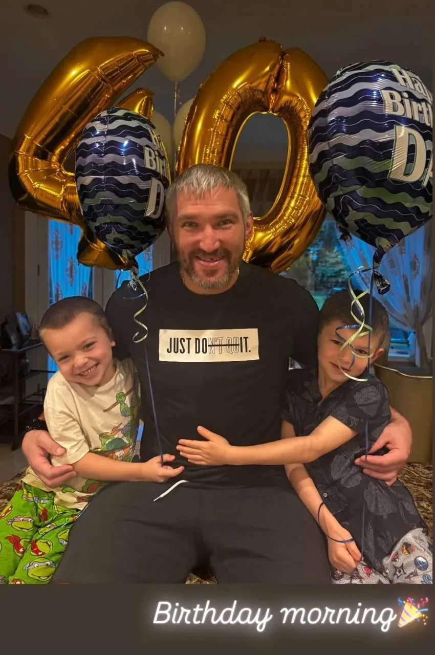 "Расстояние не помеха". Александр Овечкин отпраздновал 40-летие