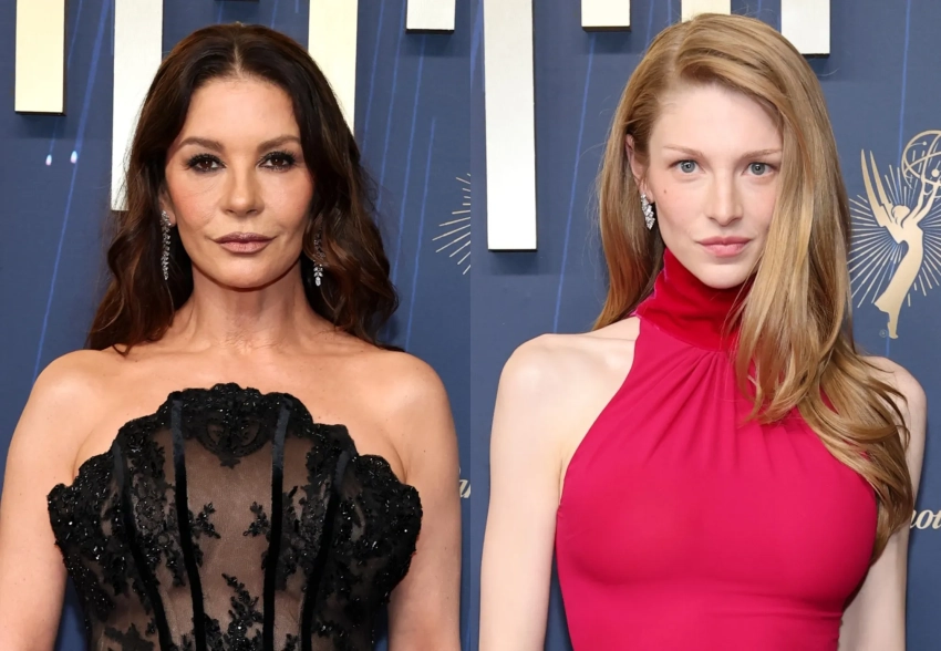 Кэтрин Зета-Джонс в корсете, Кейт Бланшетт, Хантер Шафер и Педро Паскаль посетили премию "Эмми"