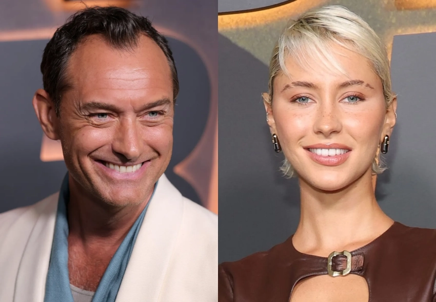 Джуд Лоу вышел в свет со старшей дочерью Айрис