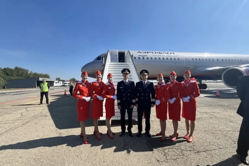 Впервые за три года краснодарский аэропорт принимает пассажирский рейс