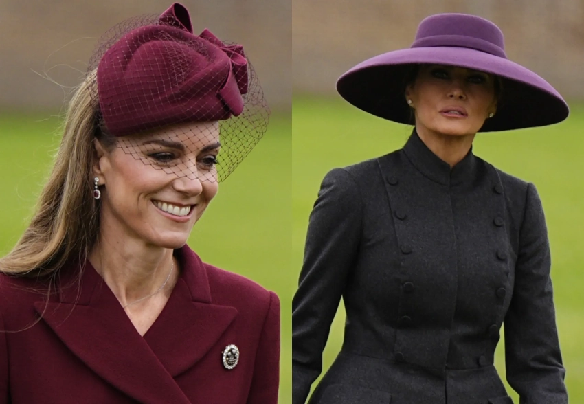 Кейт Миддлтон и принц Уильям встретились с Дональдом и Меланией Трамп в Виндзоре