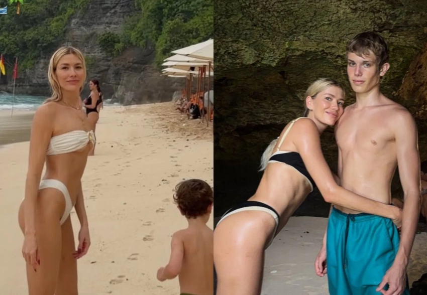 Елена Перминова показала, как отдыхает с детьми от Александра Лебедева на Бали