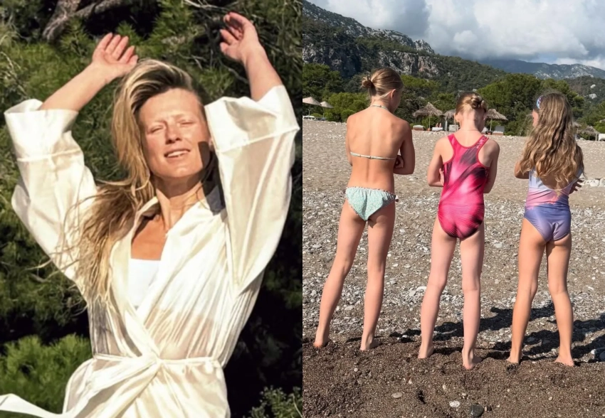 Софья Эрнст показала, как отдохнула с дочерьми на море