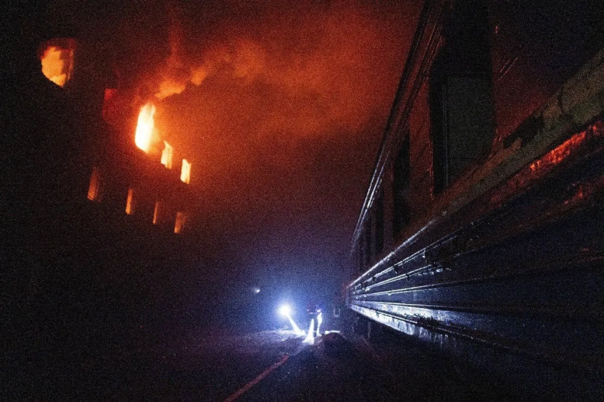 Ночные удары «Гераней»: прилетело по ЖД-инфраструктуре в трёх областях Украины