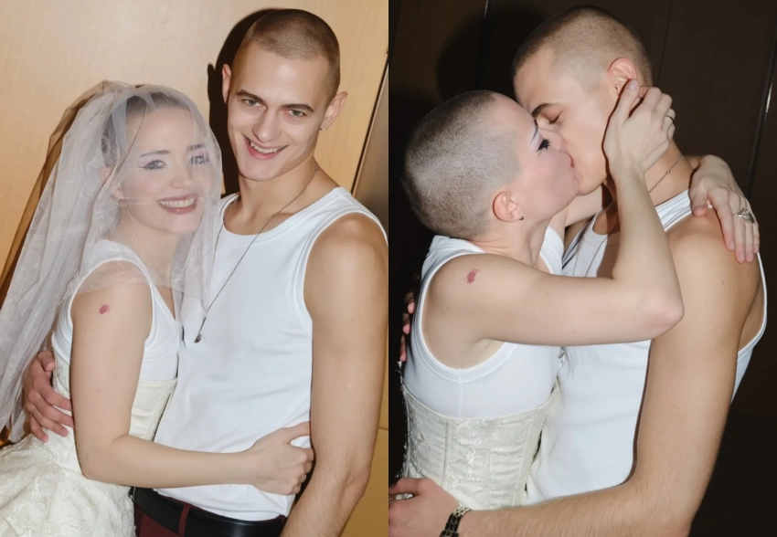 Основательница Lumpen Авдотья Александрова вышла замуж за модель своего агентства