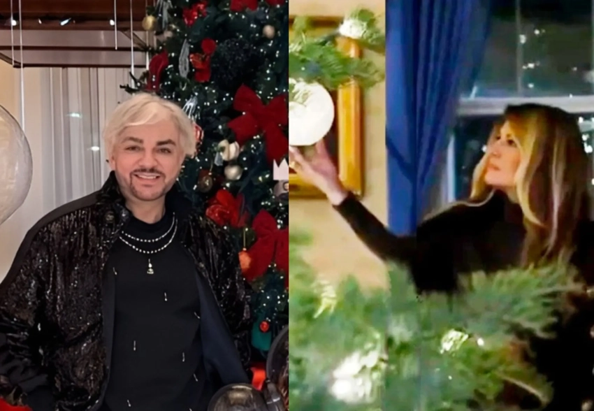 Мелания Трамп, Филипп Киркоров, Селена Гомес, Ольга Бузова, Ким Кардашьян: как звёзды украшают свои новогодние ёлки