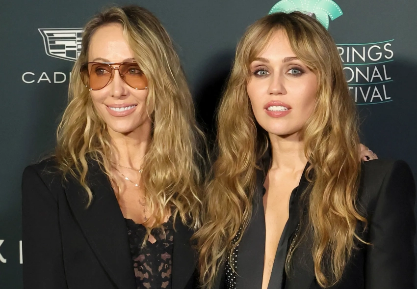 Тимоти Шаламе, Майли Сайрус, Джейн Фонда, Кейт Хадсон на церемонии вручения международной кинопремии в Палм-Спрингс