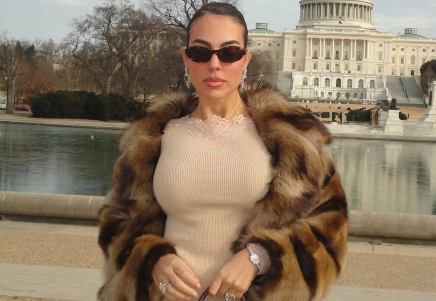 Частный джет, шубы и Hermes: Джорджина Родригес посетила премьеру докфильма о Мелании Трамп в Белом доме, и её раскритиковали в сети