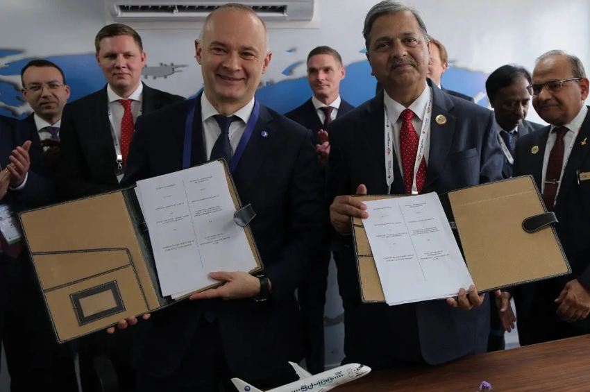 ОАК и HAL подписали соглашение о лицензионном производстве Superjet-100 в Индии