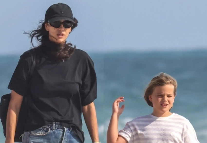 Ирина Шейк отдыхает с дочерью в Майами