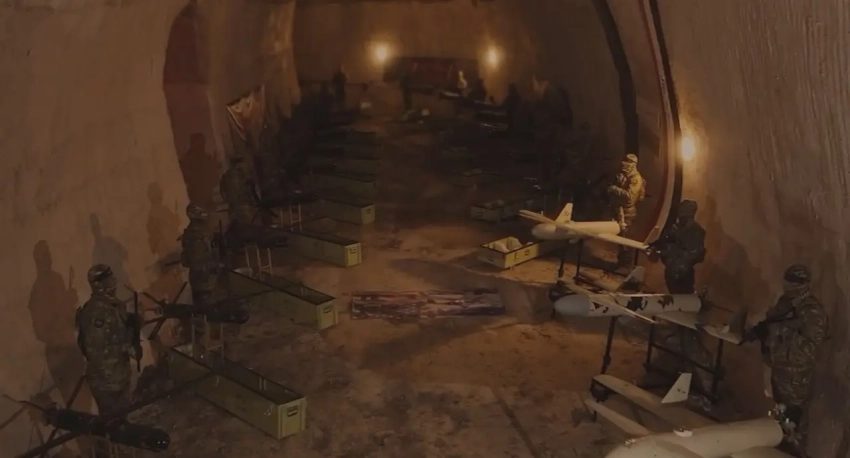 Проиранские силы в Ираке показали свою подземную базу с дронами-камикадзе