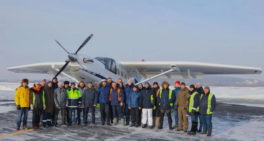 Первый штатно оснащенный российским двигателем ЛМС-901 «Байкал» поднялся в небо