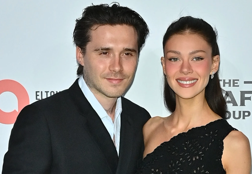 Бруклин Бекхэм и Никола Пельтц посетили вечеринку лучшего друга Виктории Бекхэм на фоне семейного конфликта