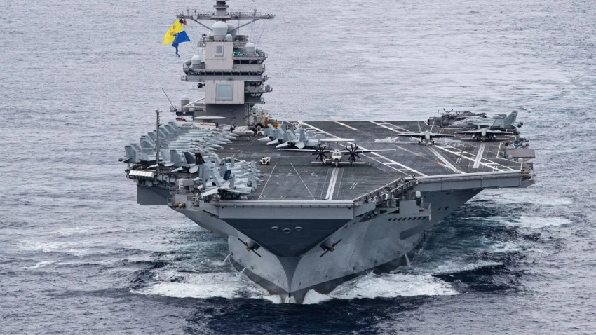 Пожар на авианосце USS Gerald R. Ford оставил моряков без прачечной и кроватей