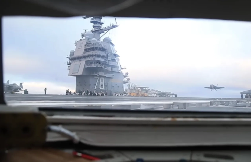 Пентагон усомнился в боевой пригодности авианосца Gerald R. Ford