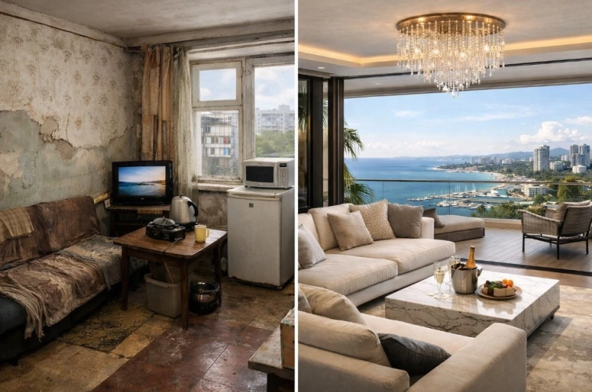 Примеры самых дешевых и дорогих квартир в Сочи в 2026 году